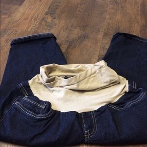 Denim Maternity Capris